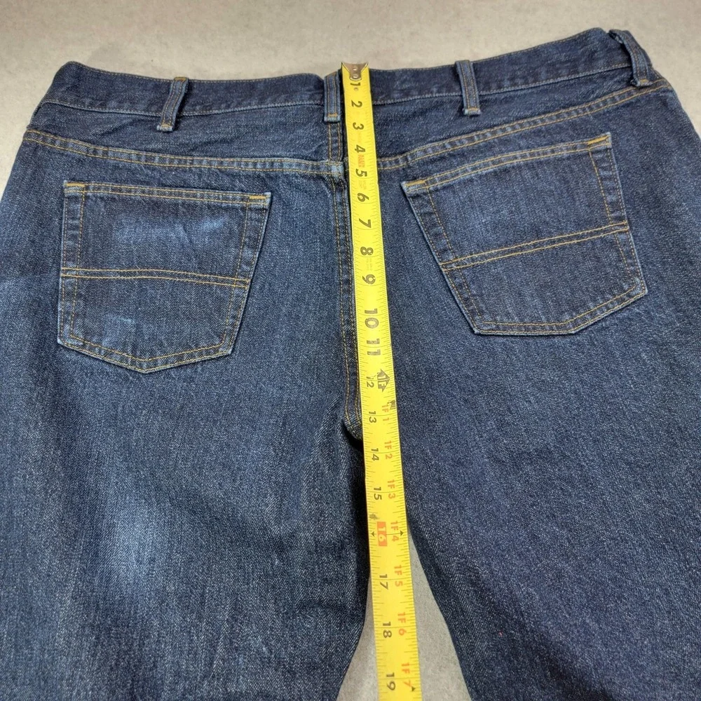 Urban Pipeline Jeans Mens 42x30Blue Regular Fit Straight Leg Dark Denim Pants
